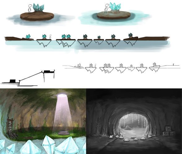 (Some of the final sketches for the area)