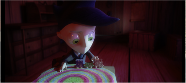 Screenshot Shadow Puppeteer intro cutscene toy train